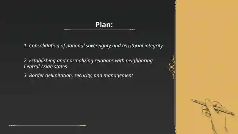 Diplomatic priorities of Uzbekistan after independence 2