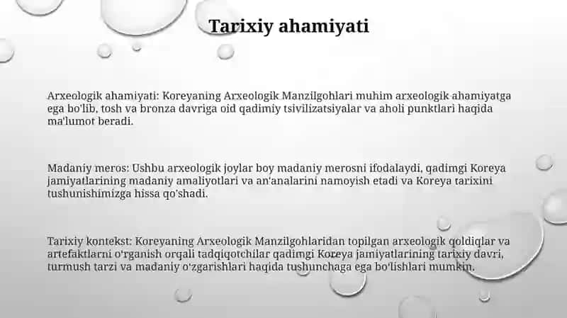 Koreyaning Arxeologik Manzilgohlari 2