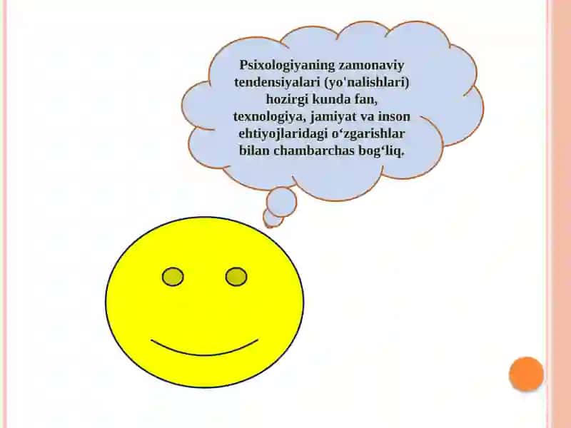 Psixologiyaning zamonaviy tendensiyalari 2