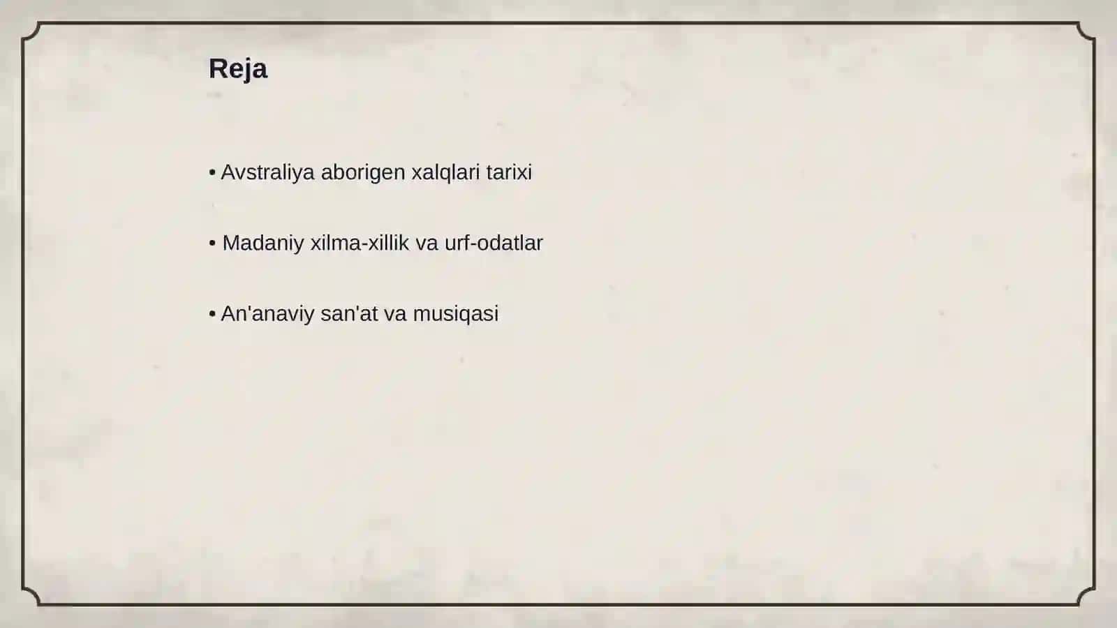 Avstraliya xalqlari madaniyati 2