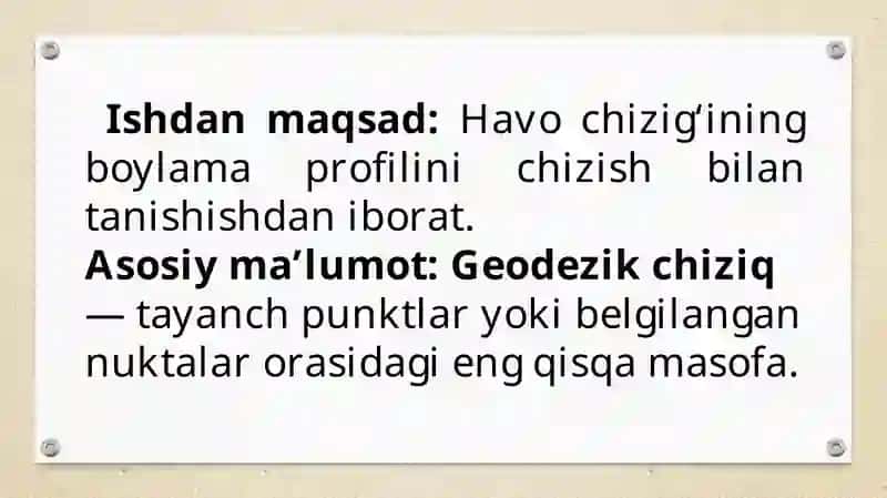 Geodezik chiziq 2
