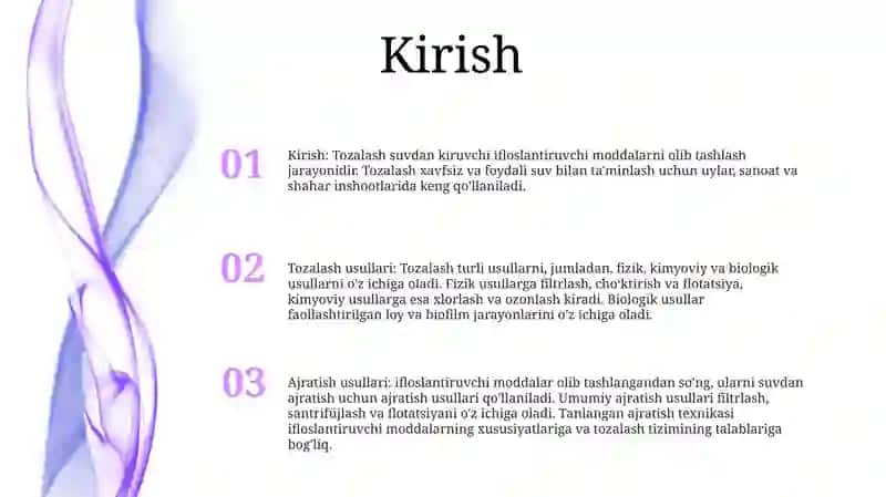 Aralashmalarni Tozalash Va Ajratish Usullari 2