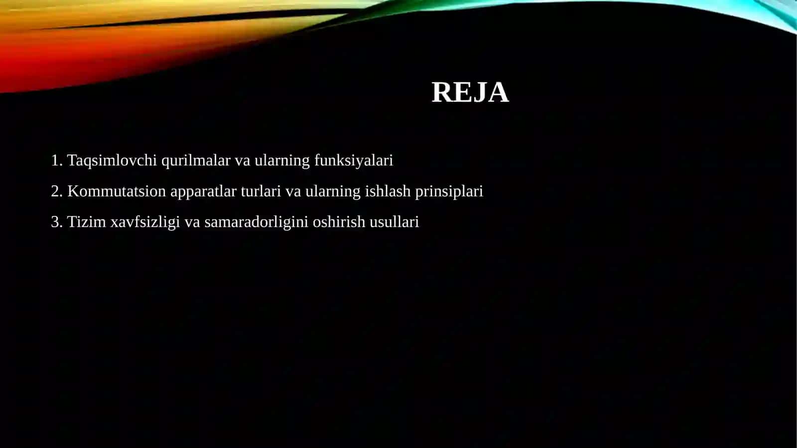 Kommutatsion apparatlar komplekt taqsimlovchi qurilmalar. 2