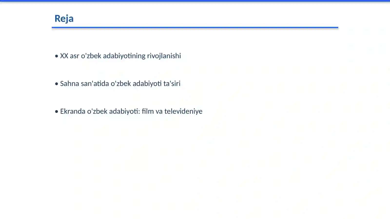 XX asr o'zbek adabiyoti namunalari sahnada va ekranda 2