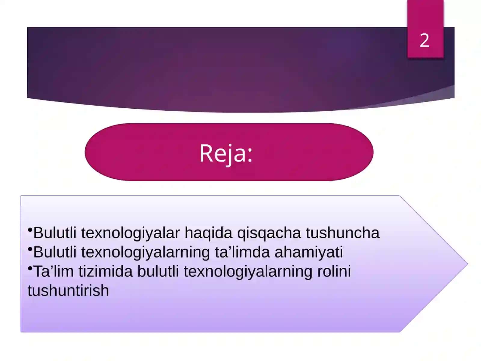 Bulutli texnologiyalar 2