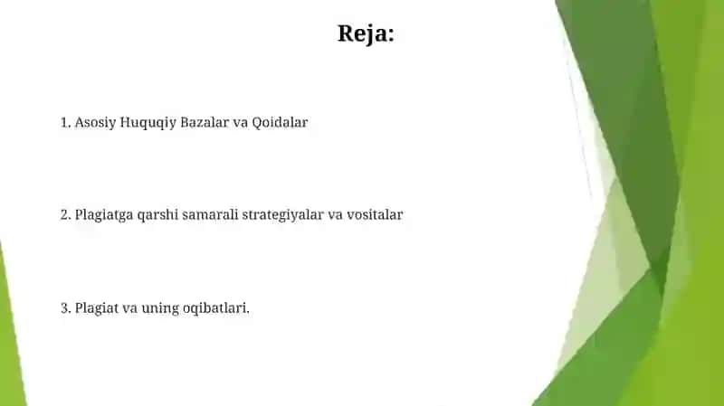 Plagiat haqida tushuncha 2