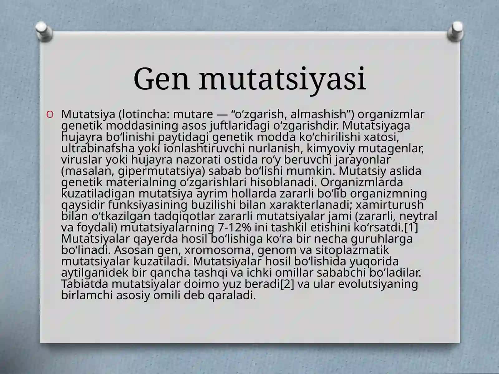 GEN MUTATSIYASI 2