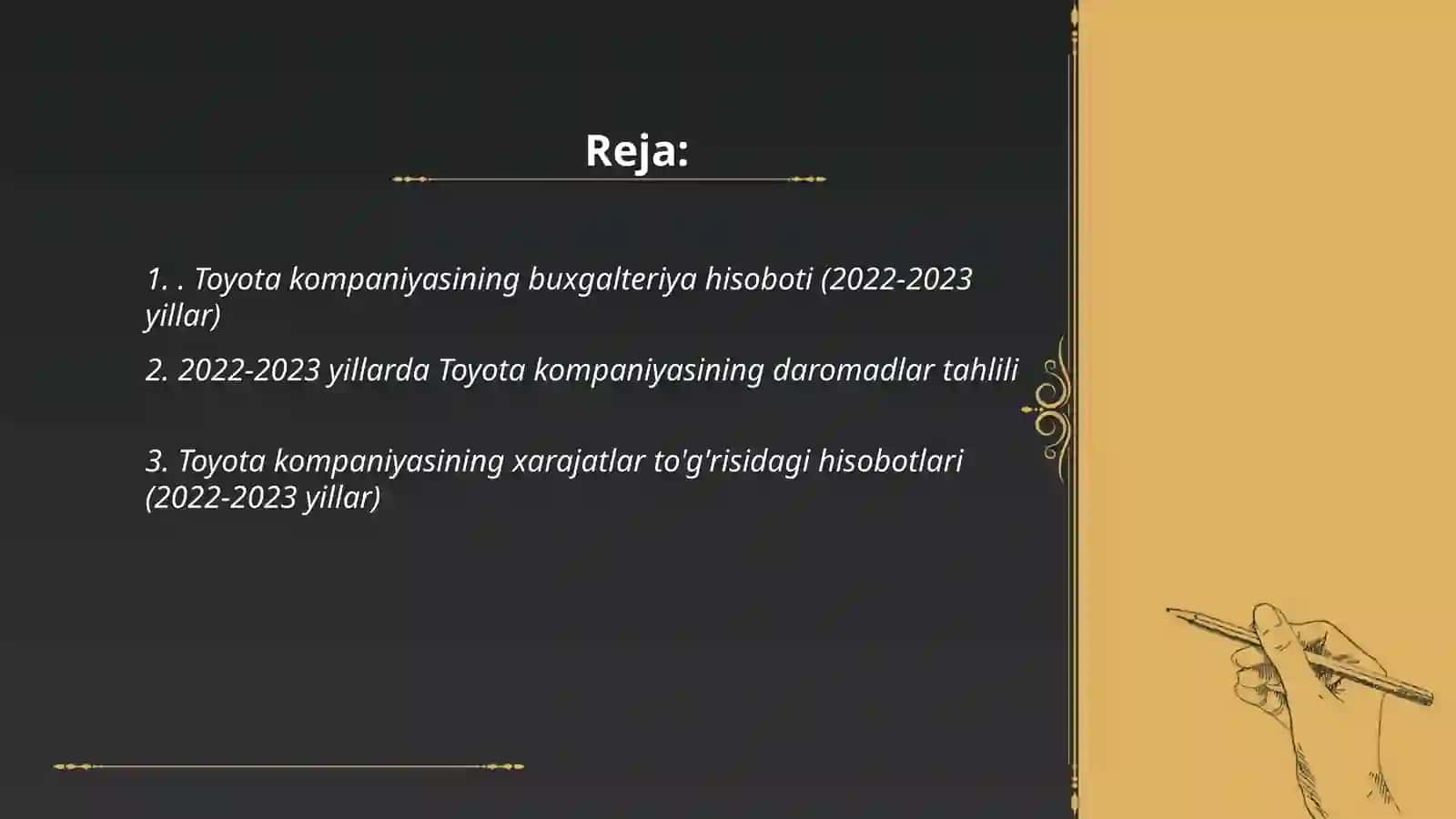 Tayotta kampaniyasi haqida maʼlumotlar 2