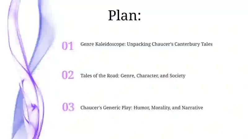 Genre Kaleidoscope: Unpacking Chaucer's Canterbury Tales 2