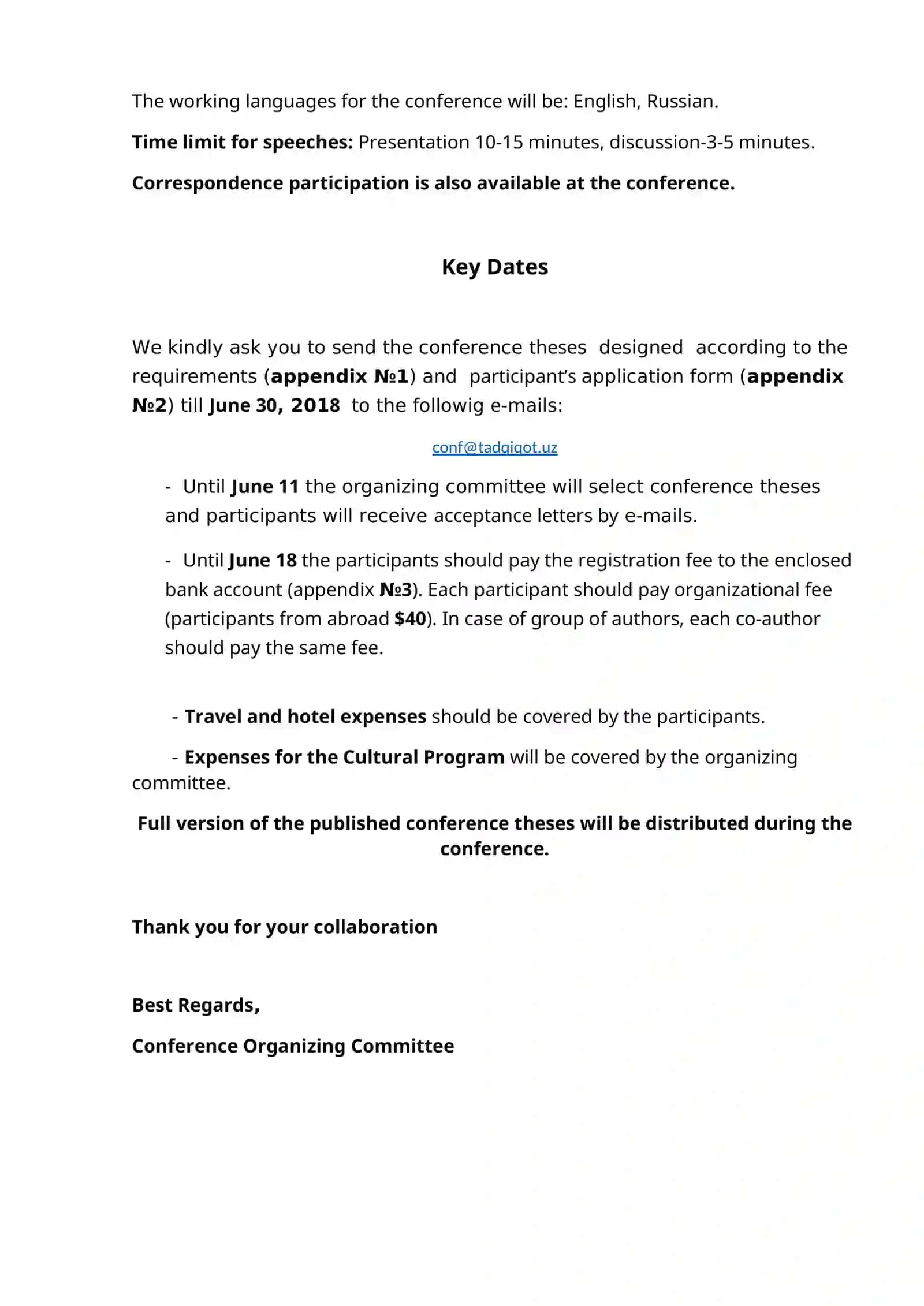 II International Scientific Conference: „Science change the world“ 2