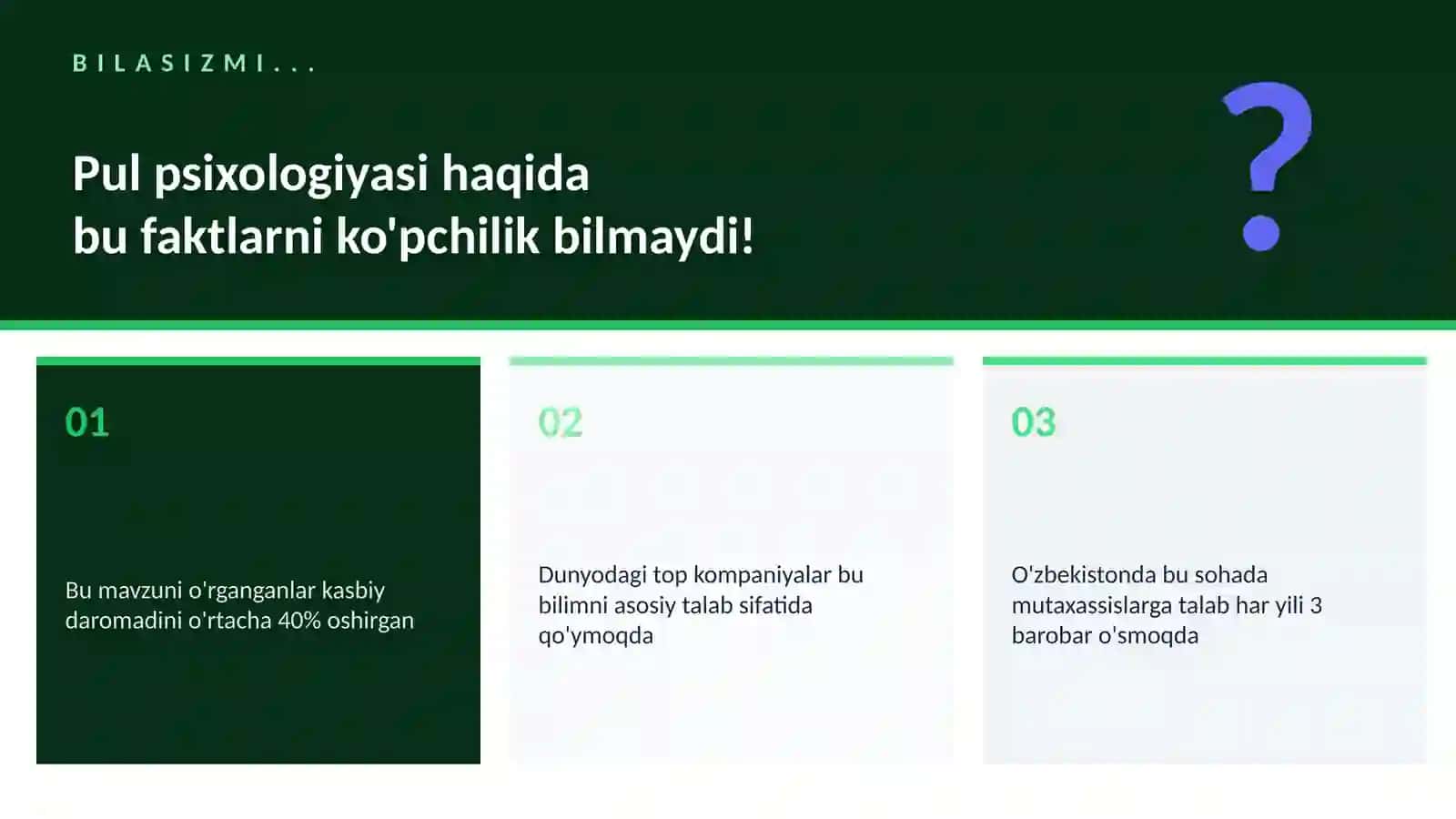 Pul psixologiyasi 2