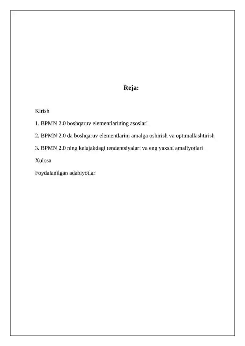 BPMN 2.0 Boshqaruv elementlari 2
