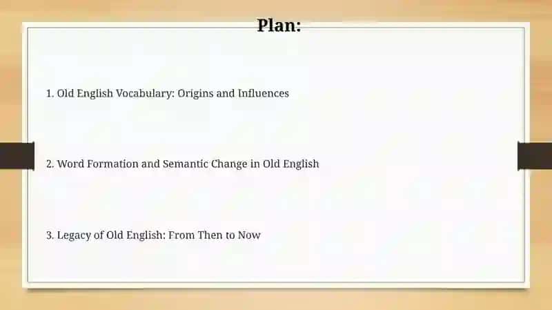 Vocabulary of the Old English period 2