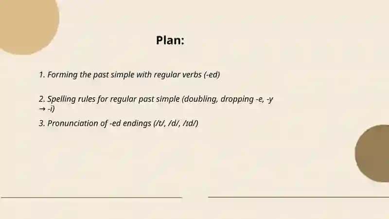 Past simple 2