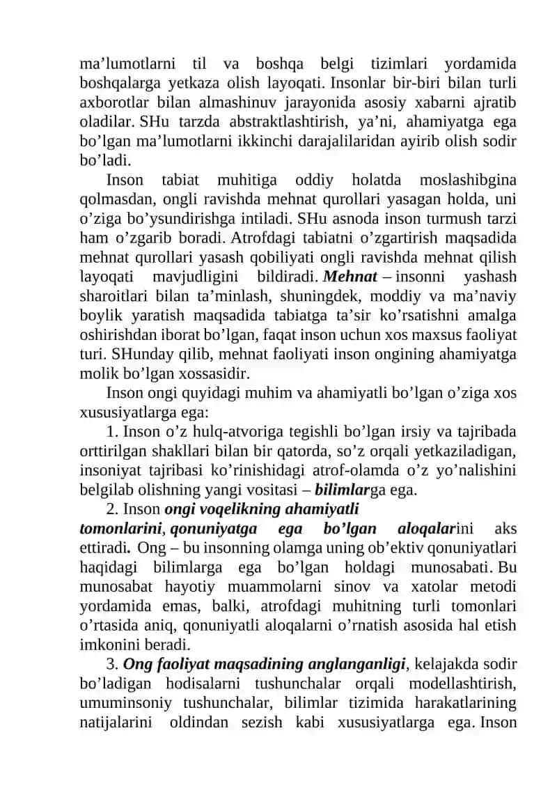 Ongning psixologik xossalari 2