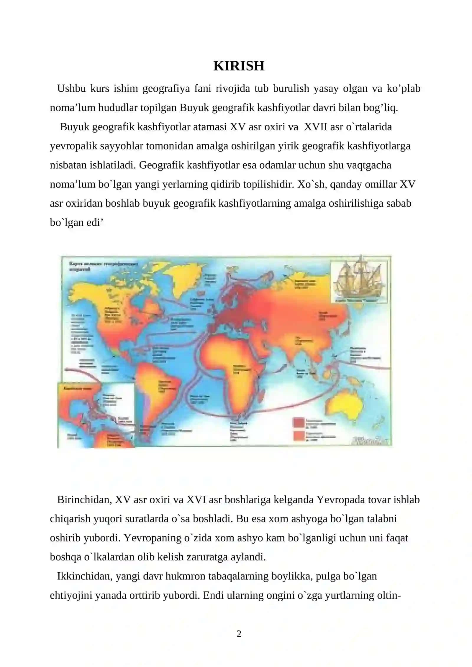 Buyuk geografik kashfiyotlar davri 2
