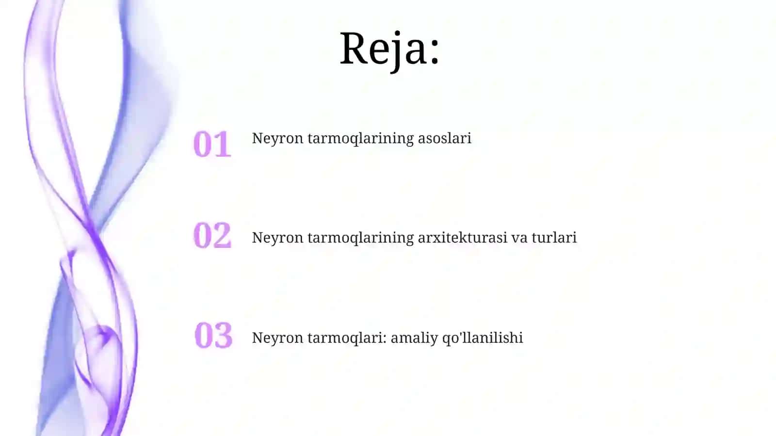 Neyron tarmoqlari 2