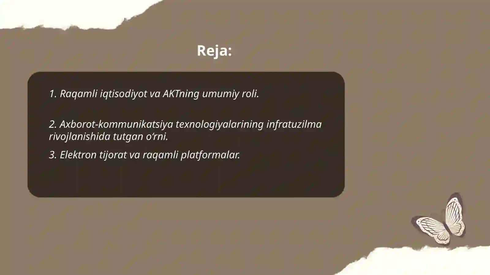 Raqamli iqtisodiyot rivojlanishida axborot kommunikatsiya texnologiyalarini o'rni 2