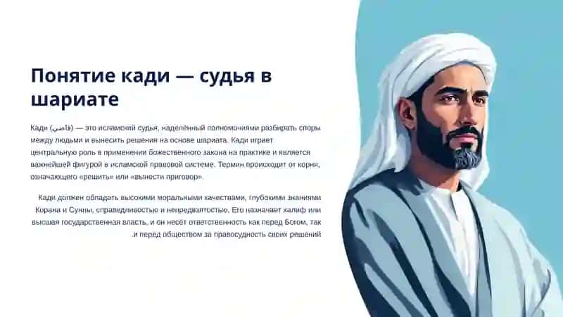 Основы судебной системы в исламе 2