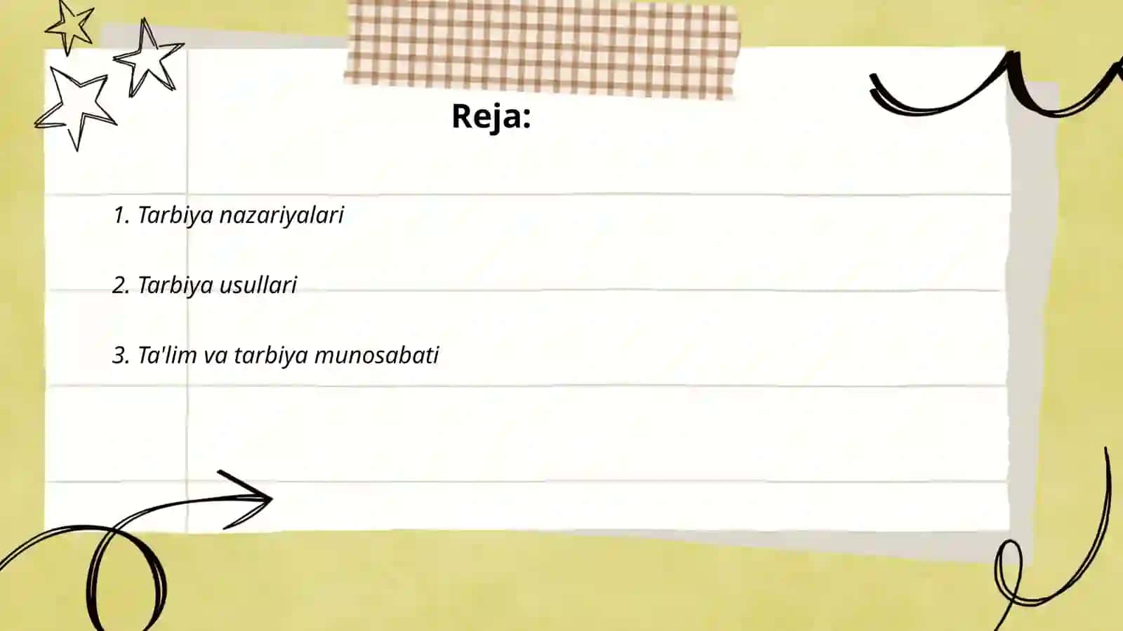 Tarbiya usullari va shakllari 2