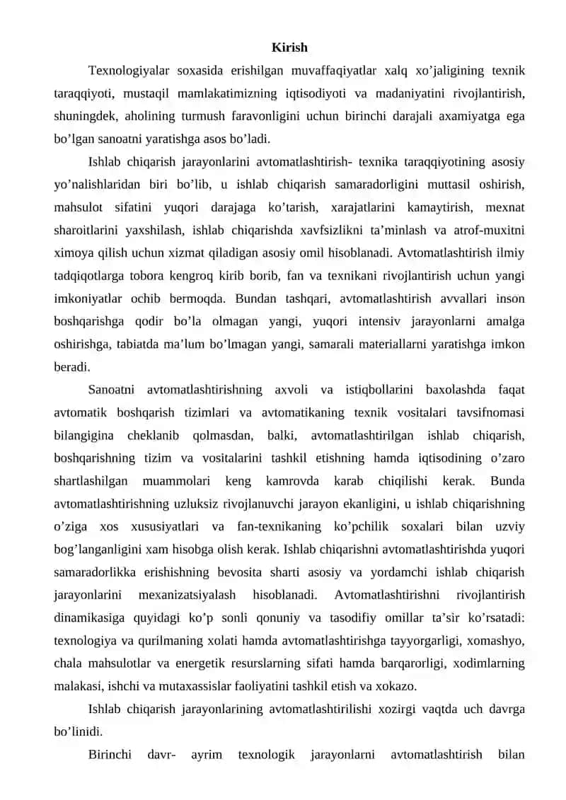 Etil spirti olish jarayonini avtomatlashtirish 2