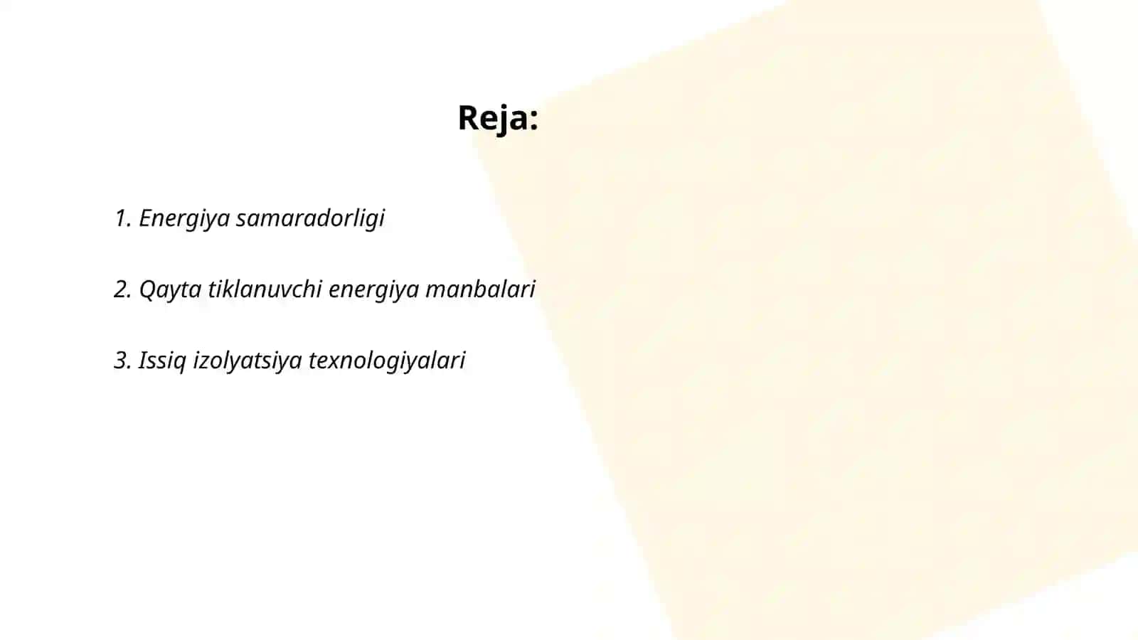 Ekologik renovatsiya 2
