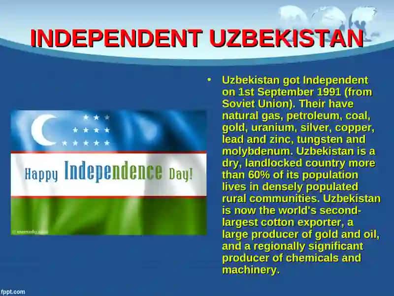 INDEPENDENCE DAY OF UZBEKISTAN 2