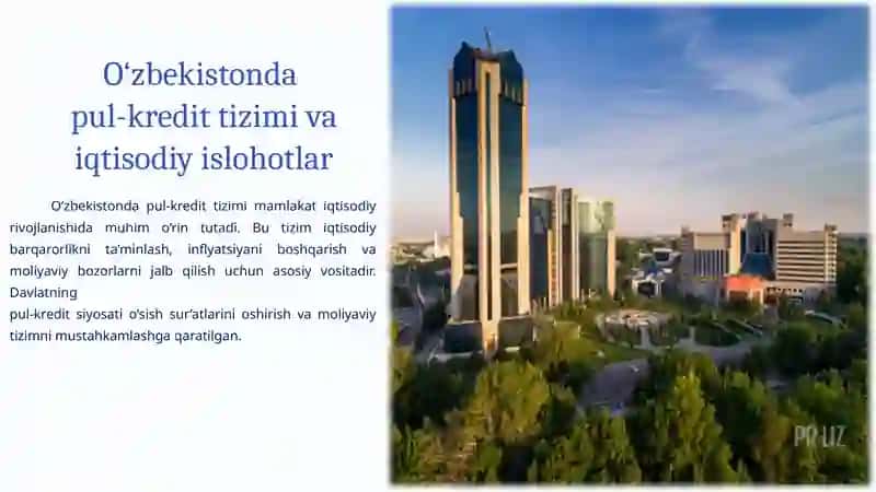 O‘zbekistondapul-kredittizimi vaiqtisodiyislohotlar 2