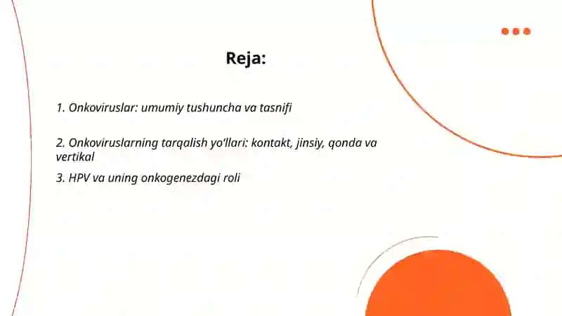 Onkoviruslar: umumiy tushuncha va tasnifi 2