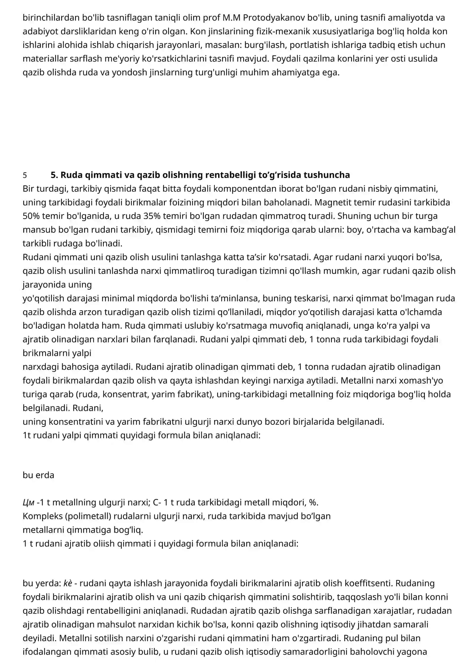 Foydali qazilma texnologiyasi 2