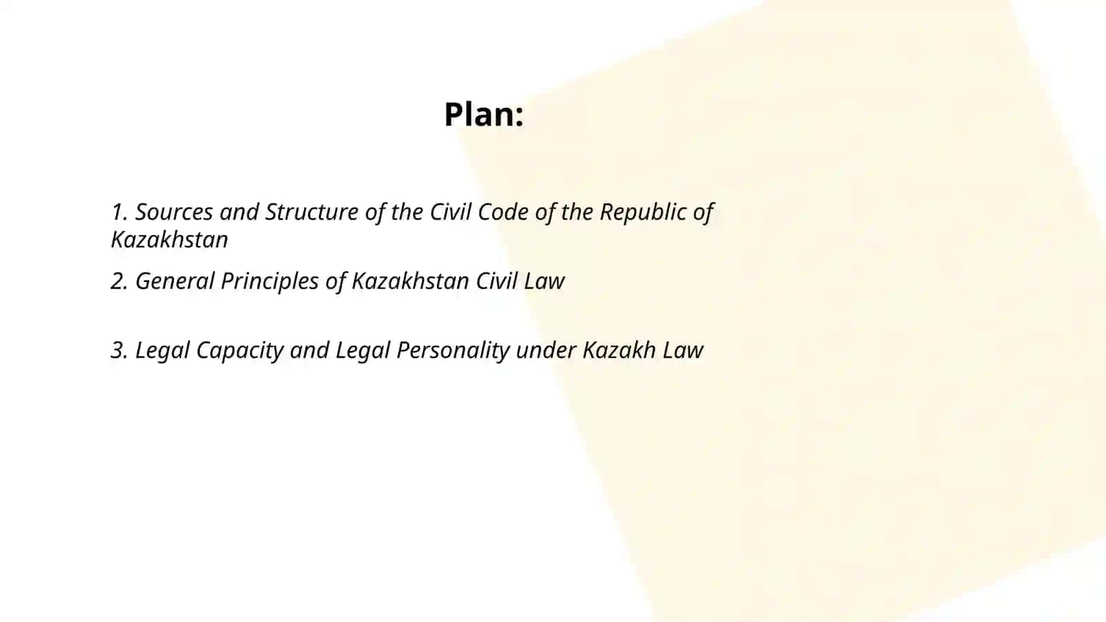 Kazakhstan Civil Law 2