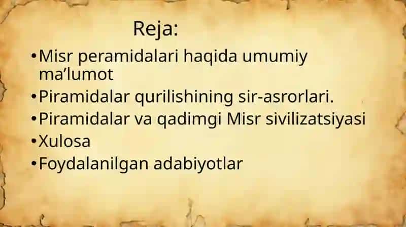 Qadimgi misr piramidalari 2