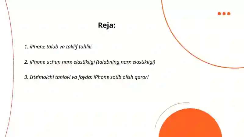 iPhone - mikroiqtisodiy tahlili 2