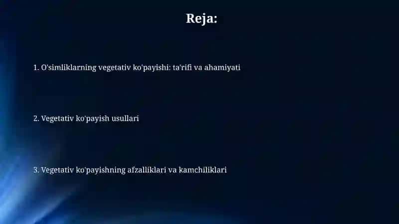 O'simliklarning vegetativ ko'payishi 2