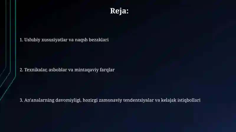 Fargʼona yogʼoch o‘ymakorligi badiiy xususiyatlari 2