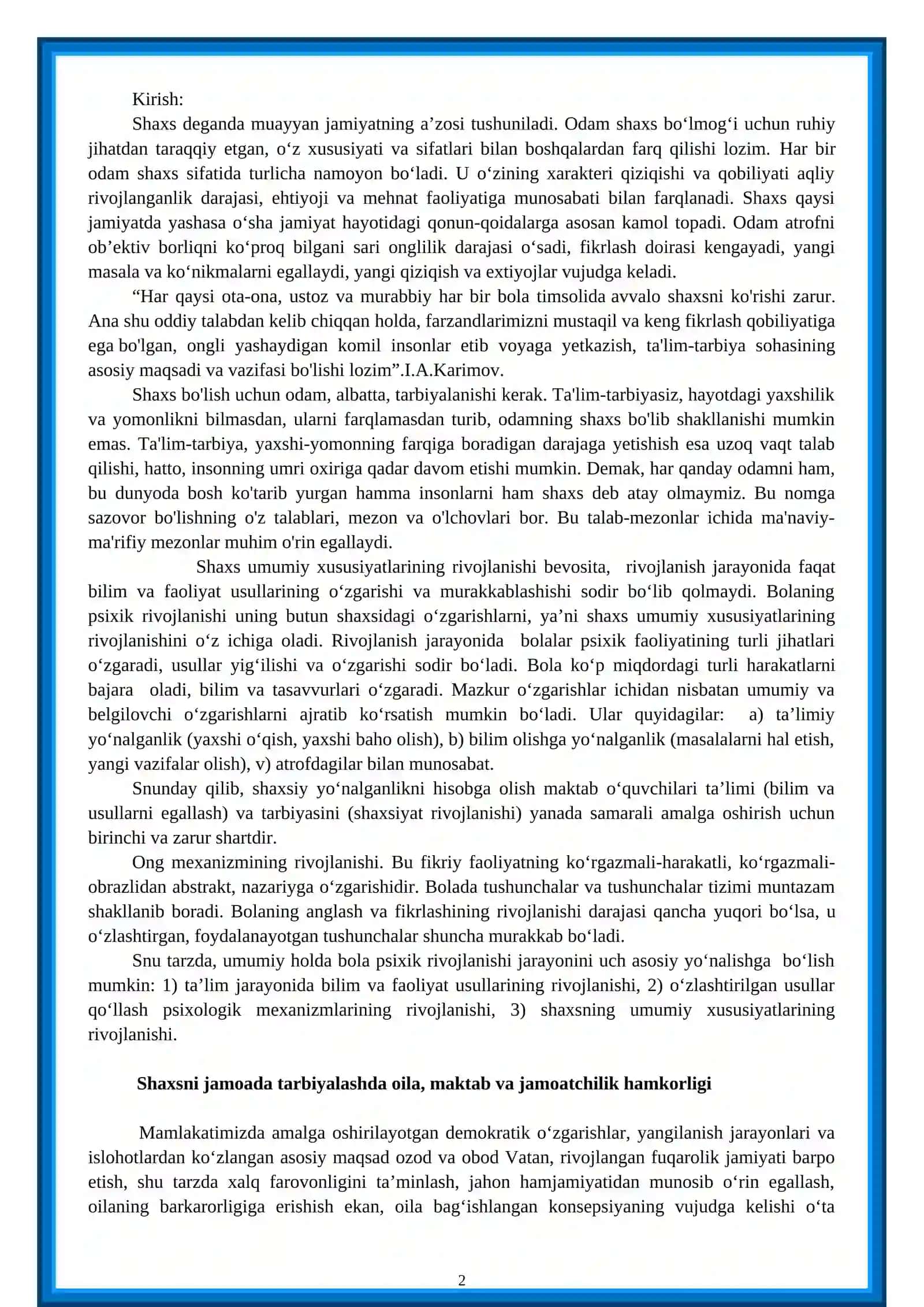 JAMOANI TASHKIL ETISH METODIKASI 2