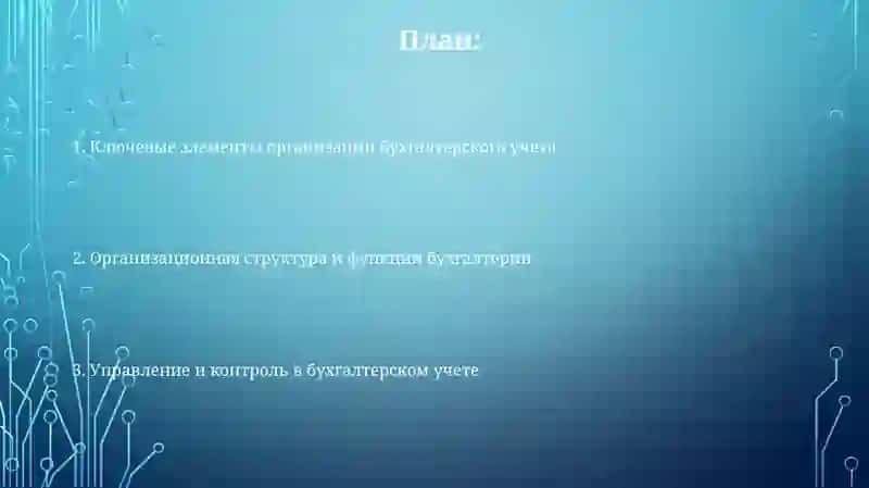 Организация бухгалтерского учета 2