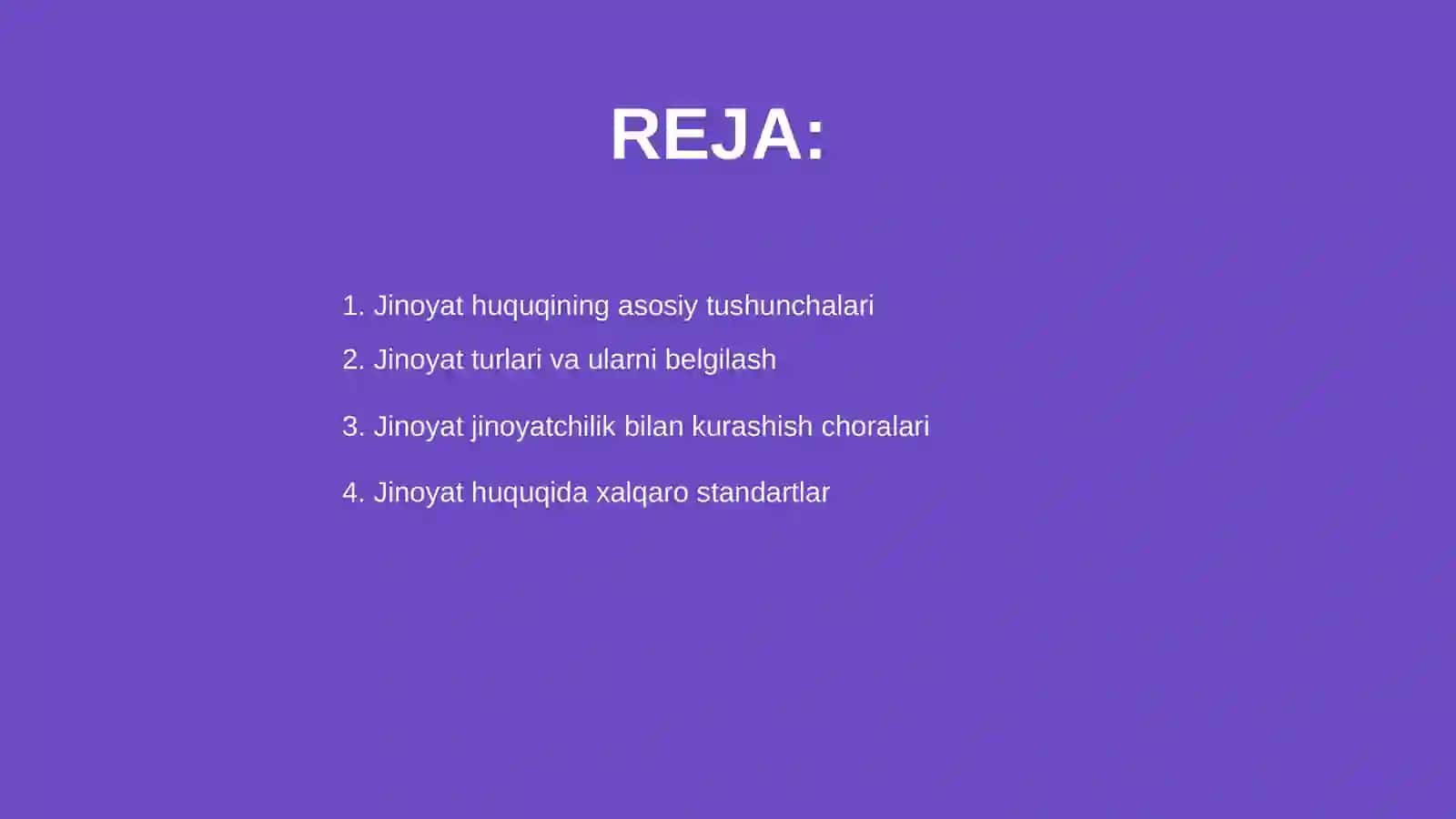 Jinoyat huquqi 2