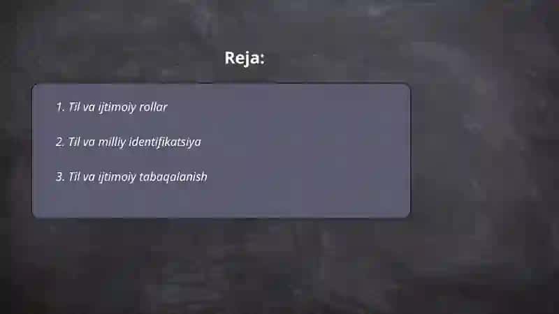 Tilning ijtimoiy koʻrinishlari 2