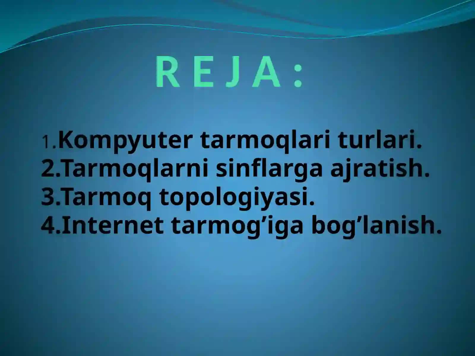 Kompyuter tarmoqlari va ularning turlari 2