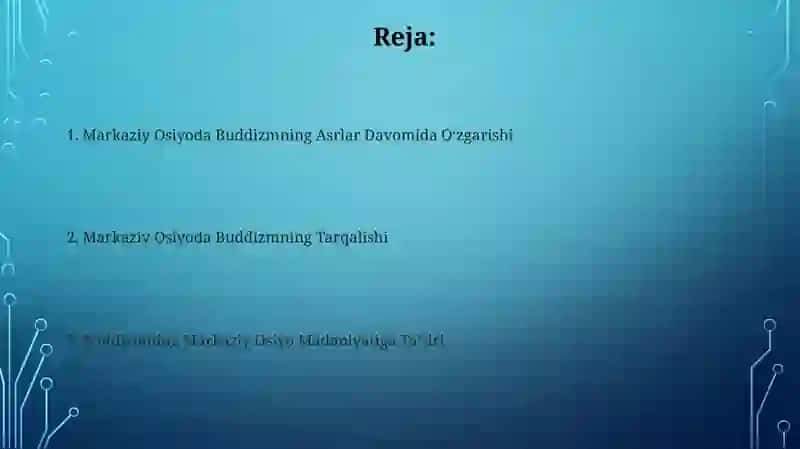 Markaziy Osiyoda Buddizmning Asrlar Davomida Oʻzgarishi 2