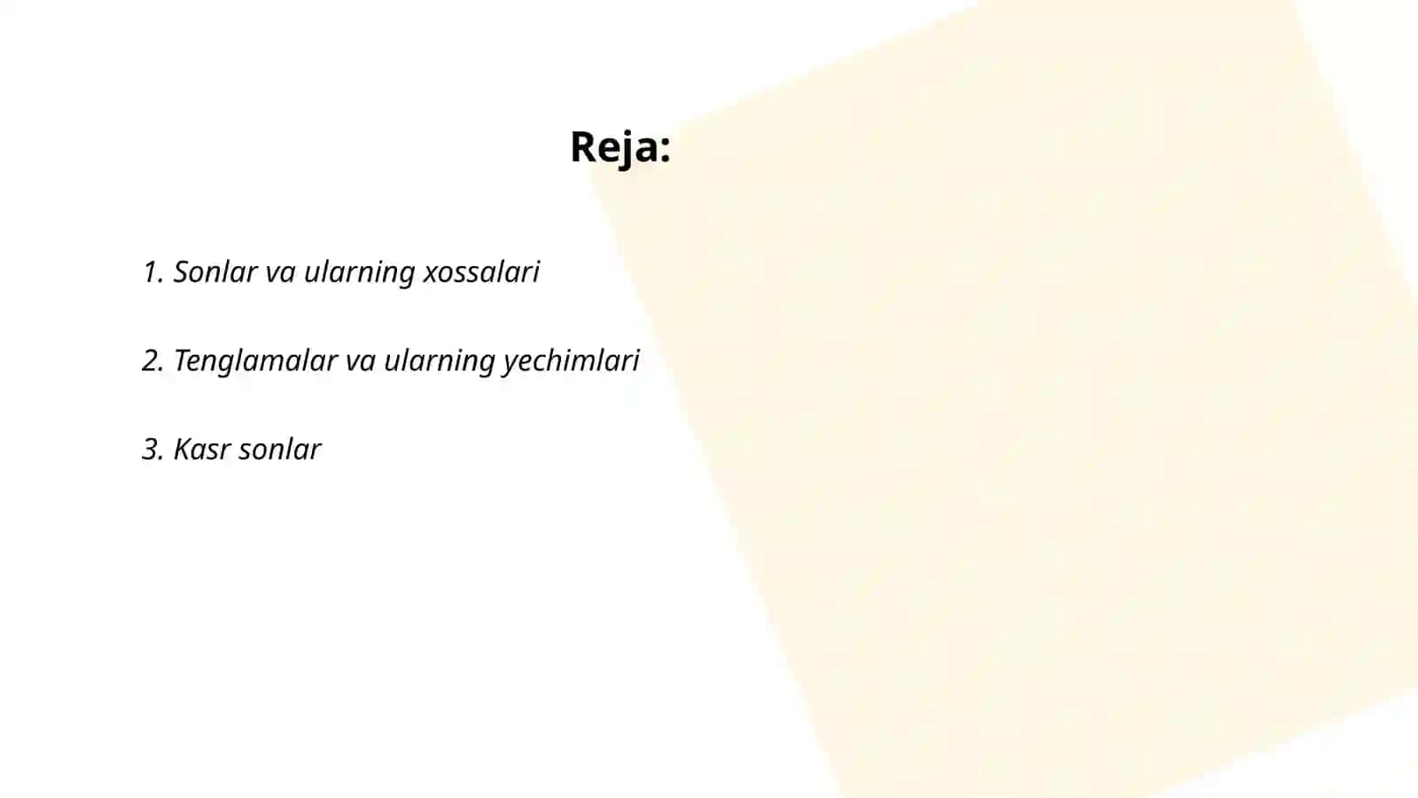 Algebra elementlari 2