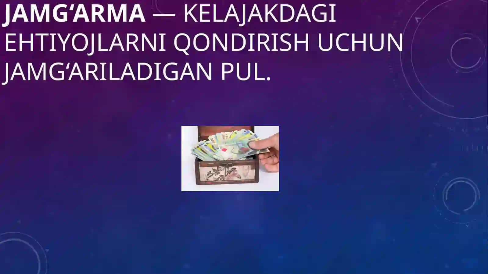 Jamg‘arish va Sug‘urta 2