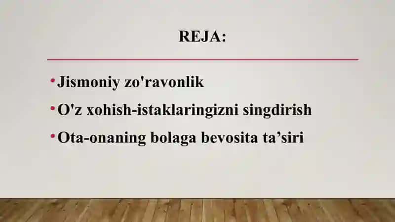 Jismoniy zo'ravonlik 2