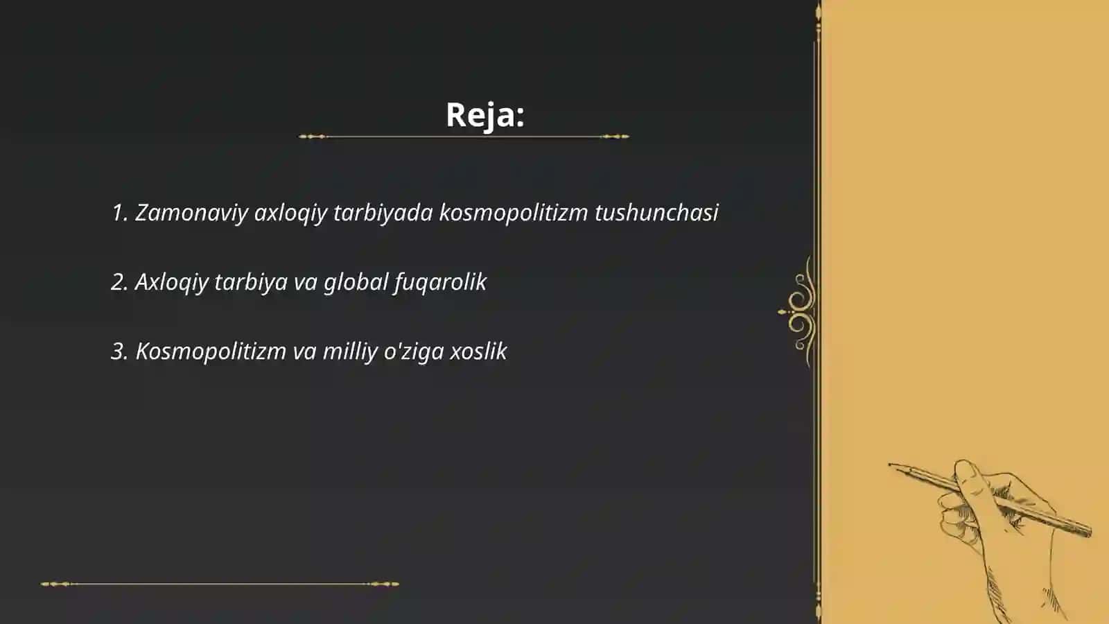 Zamonaviy axloqiy tarbiyada kosmopolitizmga moyillik 2