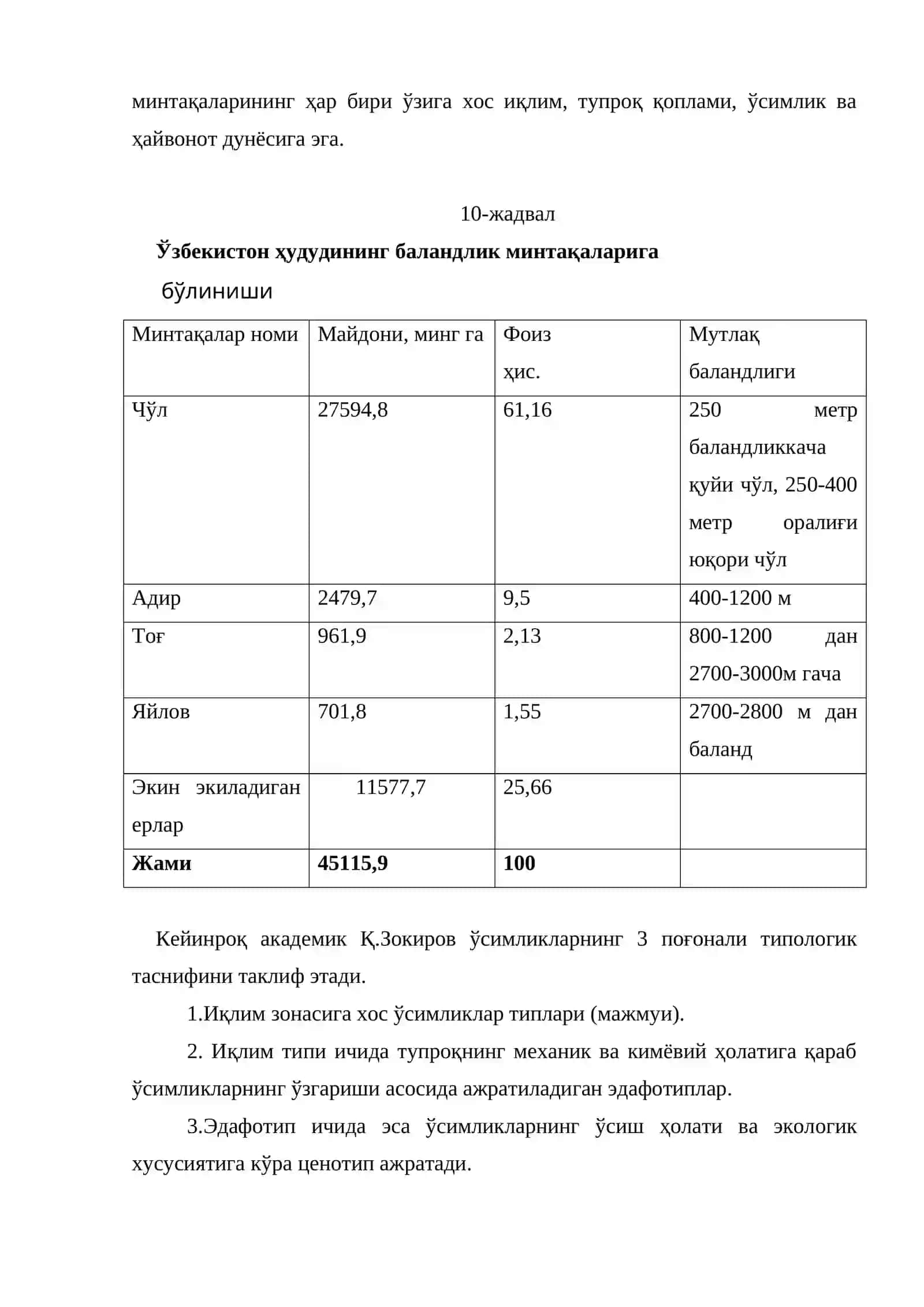 8-МАВЗУ.ЎЗБЕКИСТОН ЎСИМЛИКЛАРИ 2