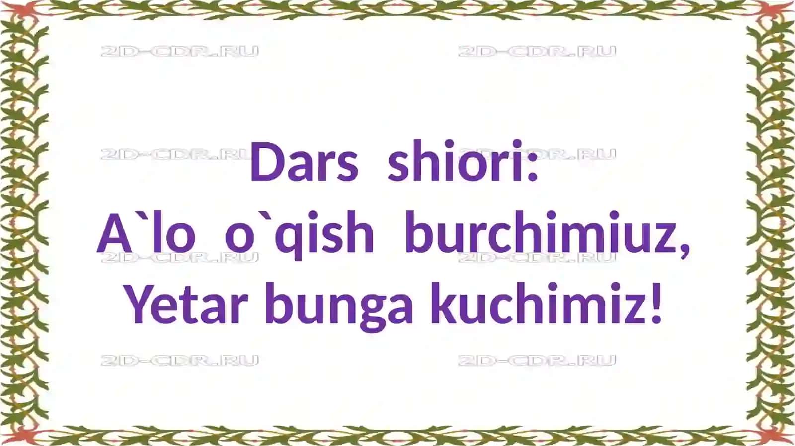 Ikkiirmoq asosidagi topshiriqlar 2
