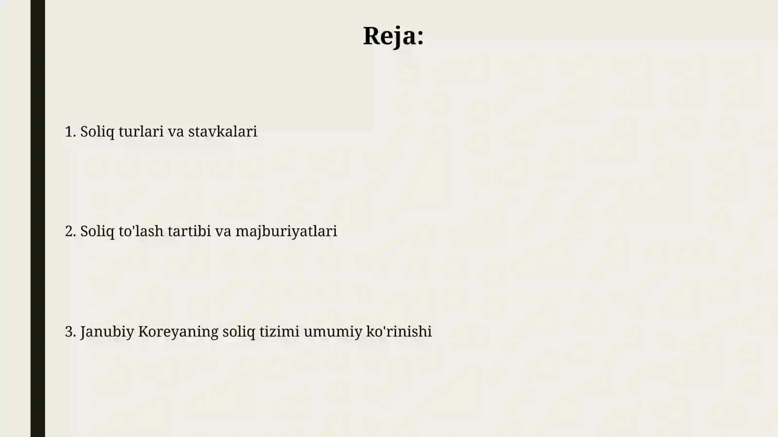 Janubiy Koreya soliq tizimi 2
