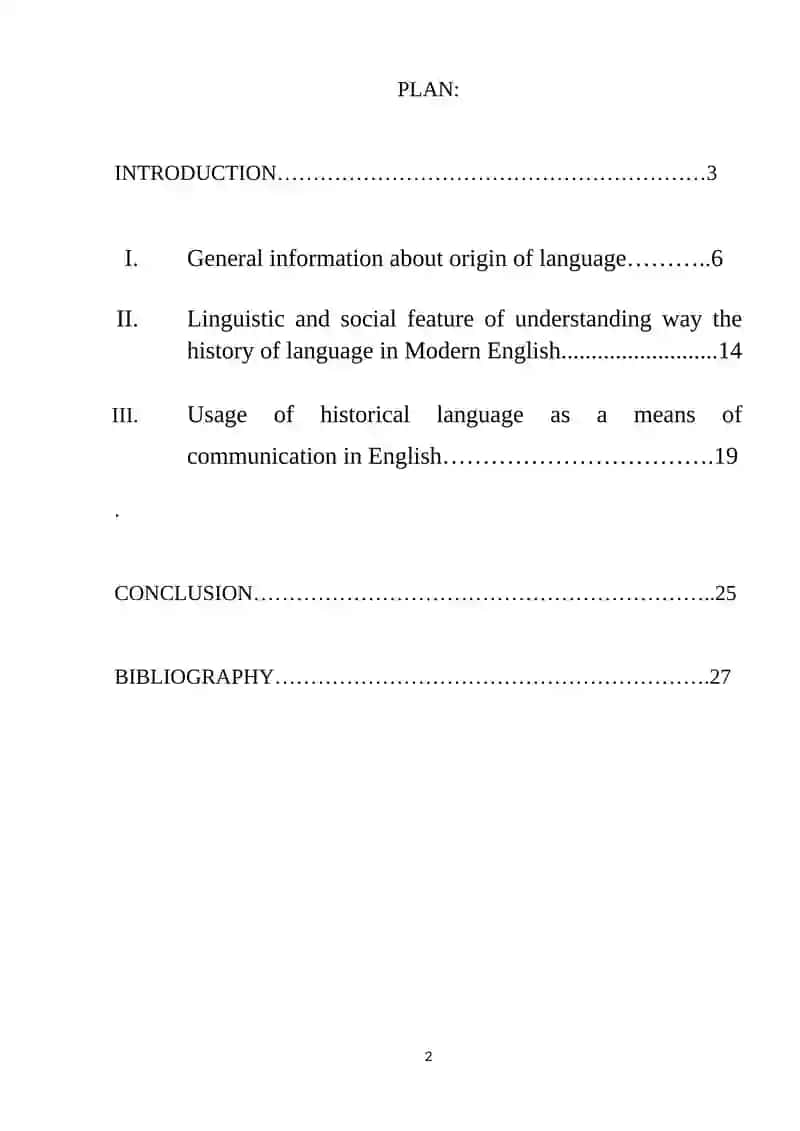 Language history as a way of understanding the origin of language 2
