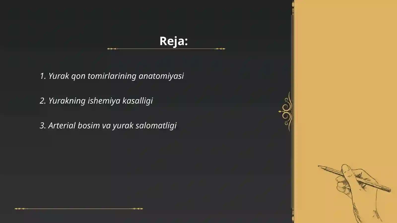 Yurak qon tomirlari 2